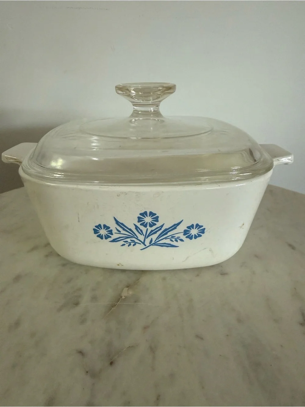 Corning Ware Blue Cornflower 1.5 Qt Casserole Baking Dish A-1 1/2-B w Lid A7C